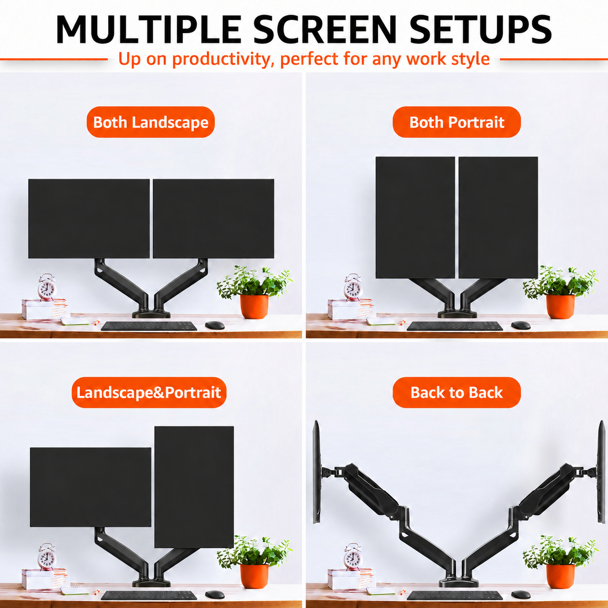 Dual Monitor Arm Gen 2 - FlakeTech