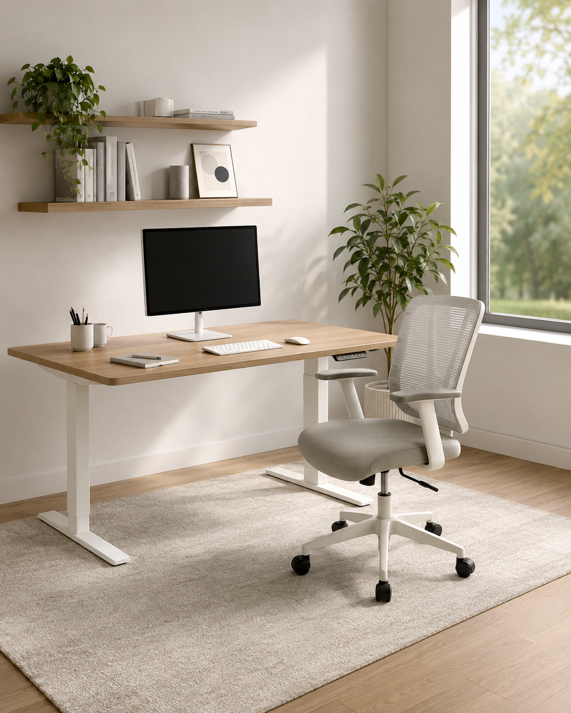 low back office chair- flaketech