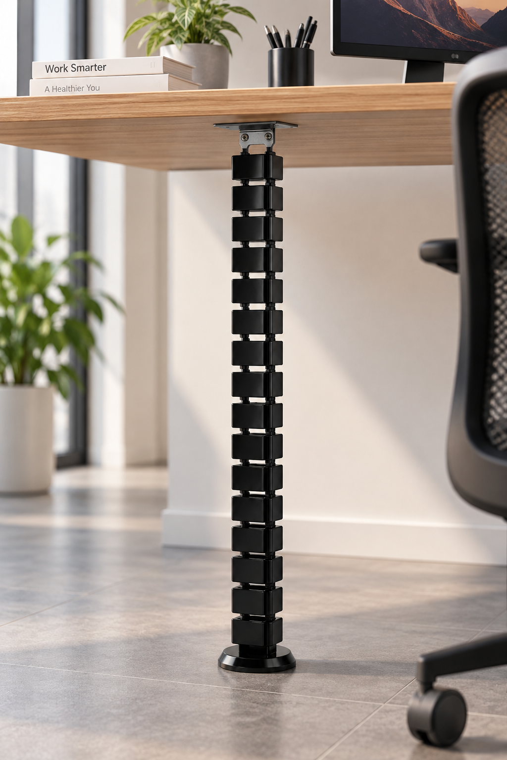 desk cable management - flaketech