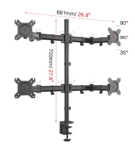 Quad Monitor Arm