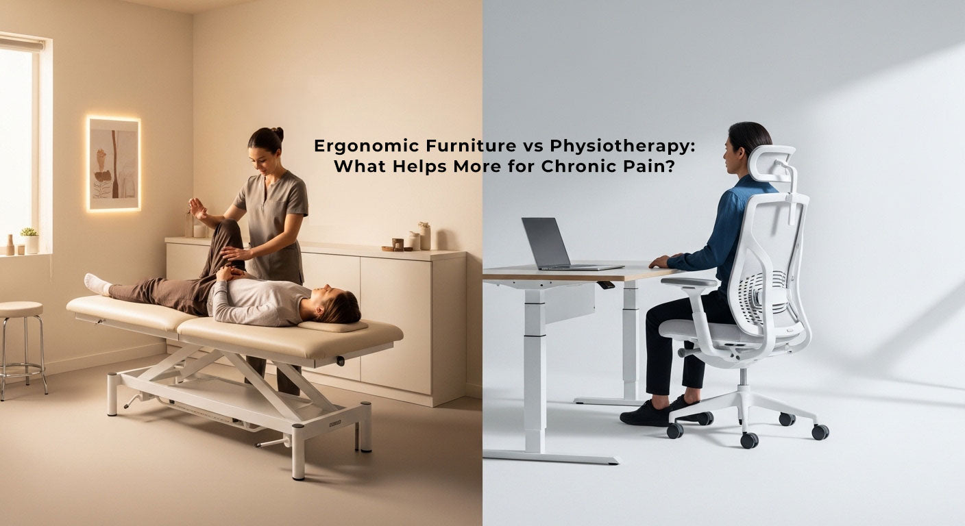 Ergonomic Furniture vs Physiotherapy: What Helps More for Chronic Pain?