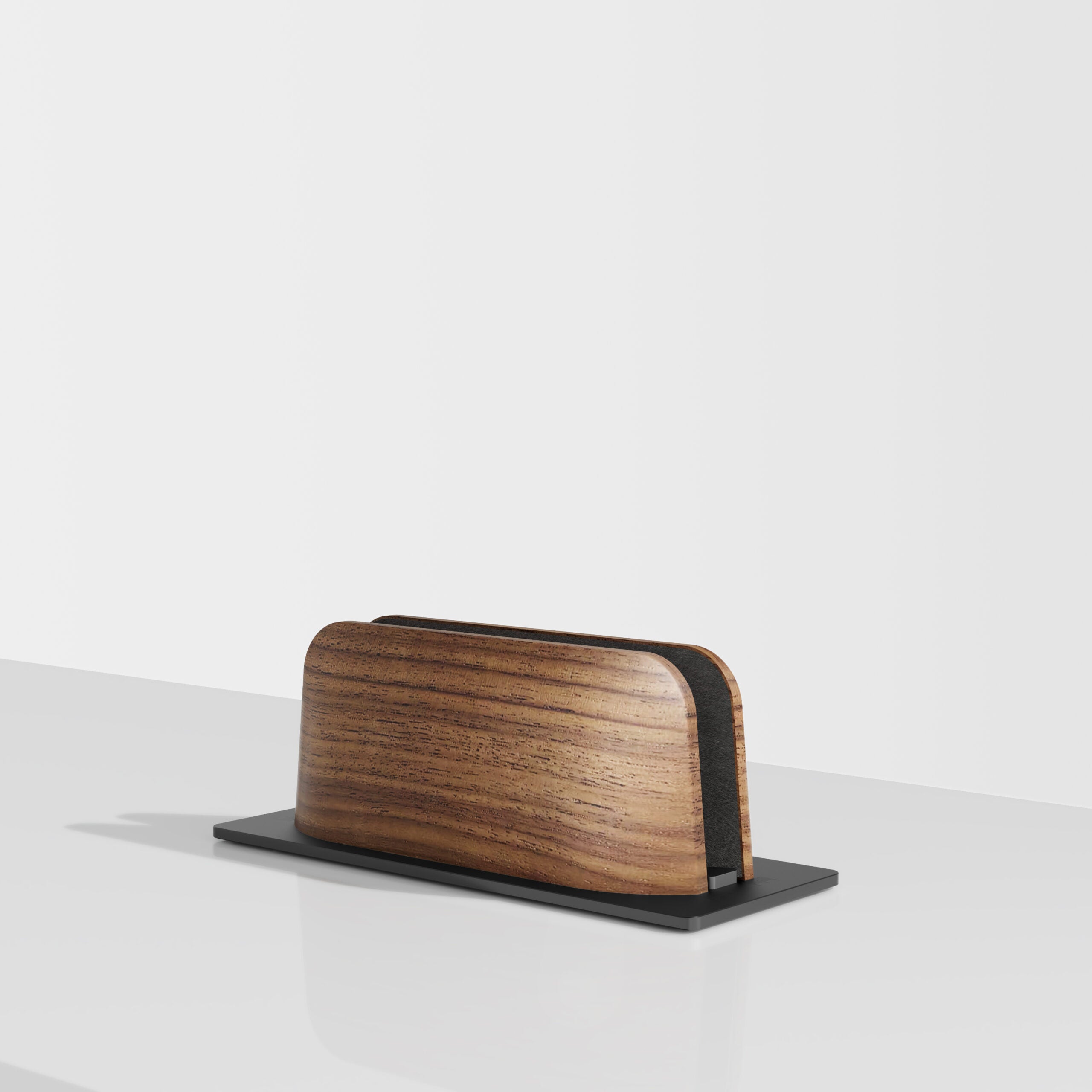 American Oak laptop stand
