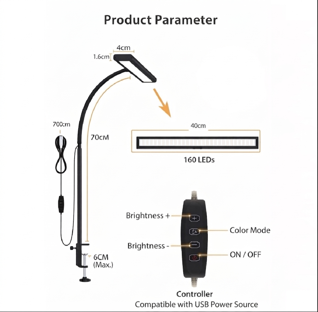 LED Monitor Lamp