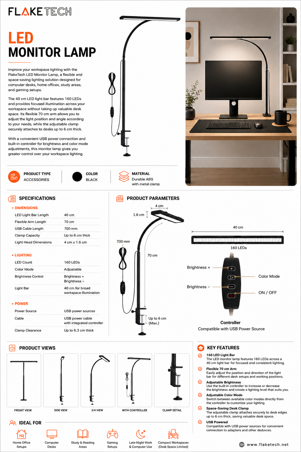 LED Monitor Lamp
