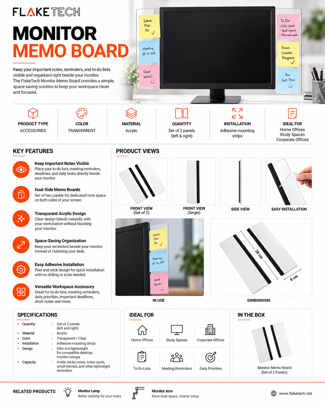 Monitor Memo Board