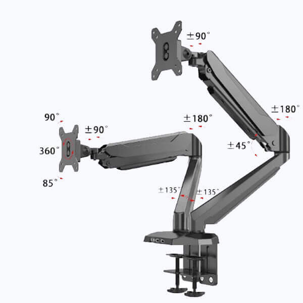 Dual monitor arm pro