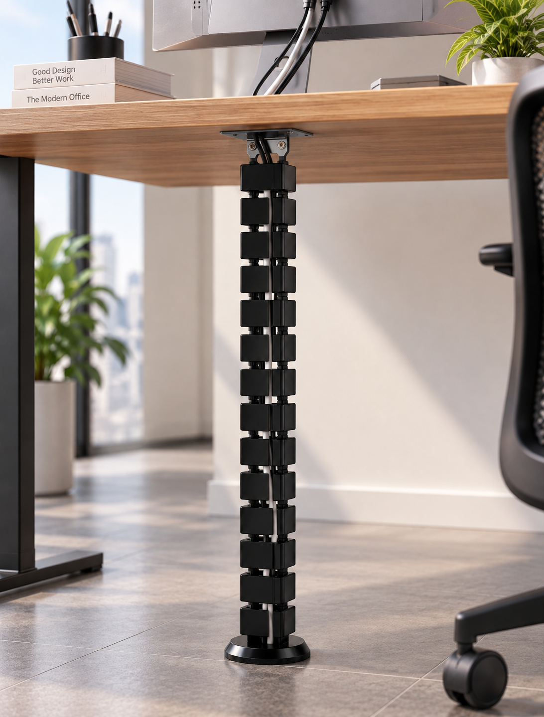  desk cable management - flaketech