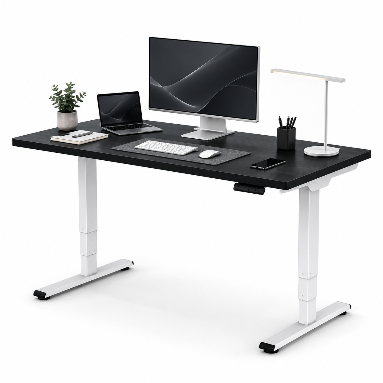 مكتب فليك إيكو كهربائي مزدوج المحرك قابل لتعديل الارتفاع